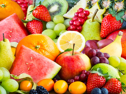 Fruits background  with copy space